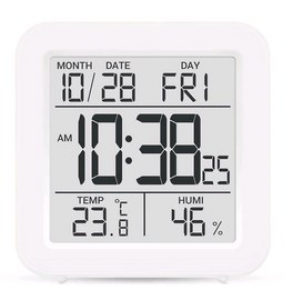 Цифровой термогигрометр с часами и календарем T-15