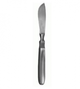 Нож хрящевой реберный. Длина 20,5 см. р.ч. 75 мм