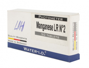 Таблетки Manganese LR N2 (Марганец 0.2-5.0 мг/л) (100 таб/уп.) (10таб/шт) PrimerLab