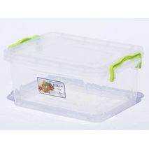 Пластиковый контейнер для хранения продуктов с зажимами LUX